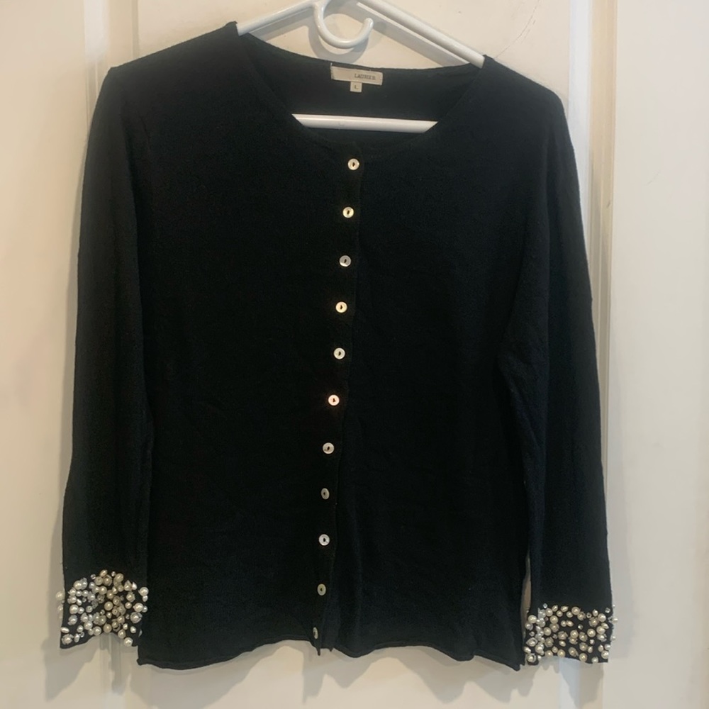 Laurie B. Beaded Sweater - NWT